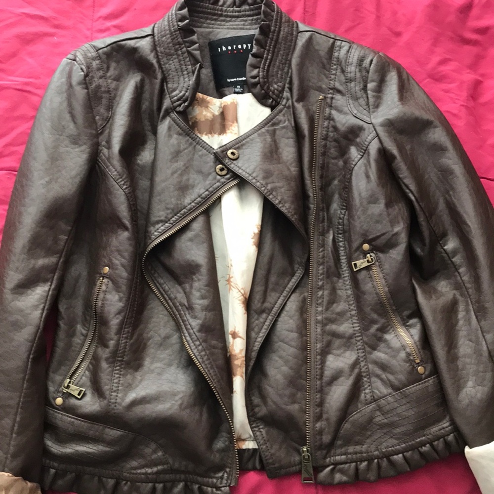 A brown jacket